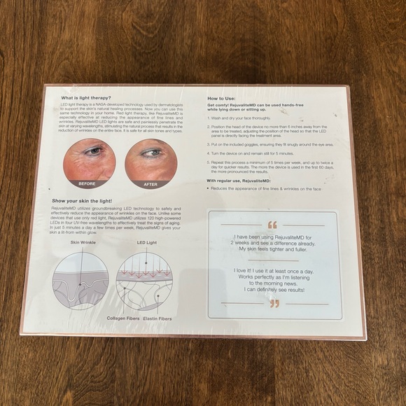 Trophy Skin RejuvaliteMD Light Therapy Anti-Aging Lamp Factory Sealed NEW - Picture 2 of 5